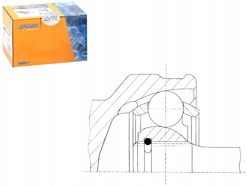 фото №1, Шарнир приводной наружный honda cr-v ii fr-v 1.7
