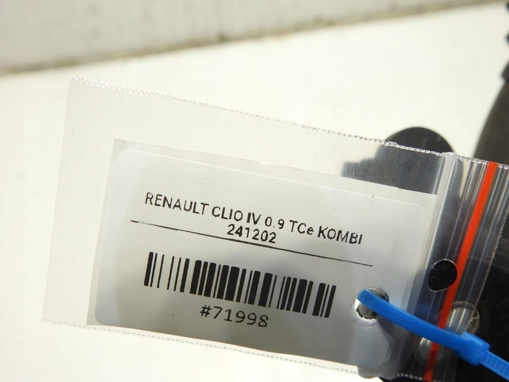 фото №4, Труба шланг повітря renault clio iv 144604208r