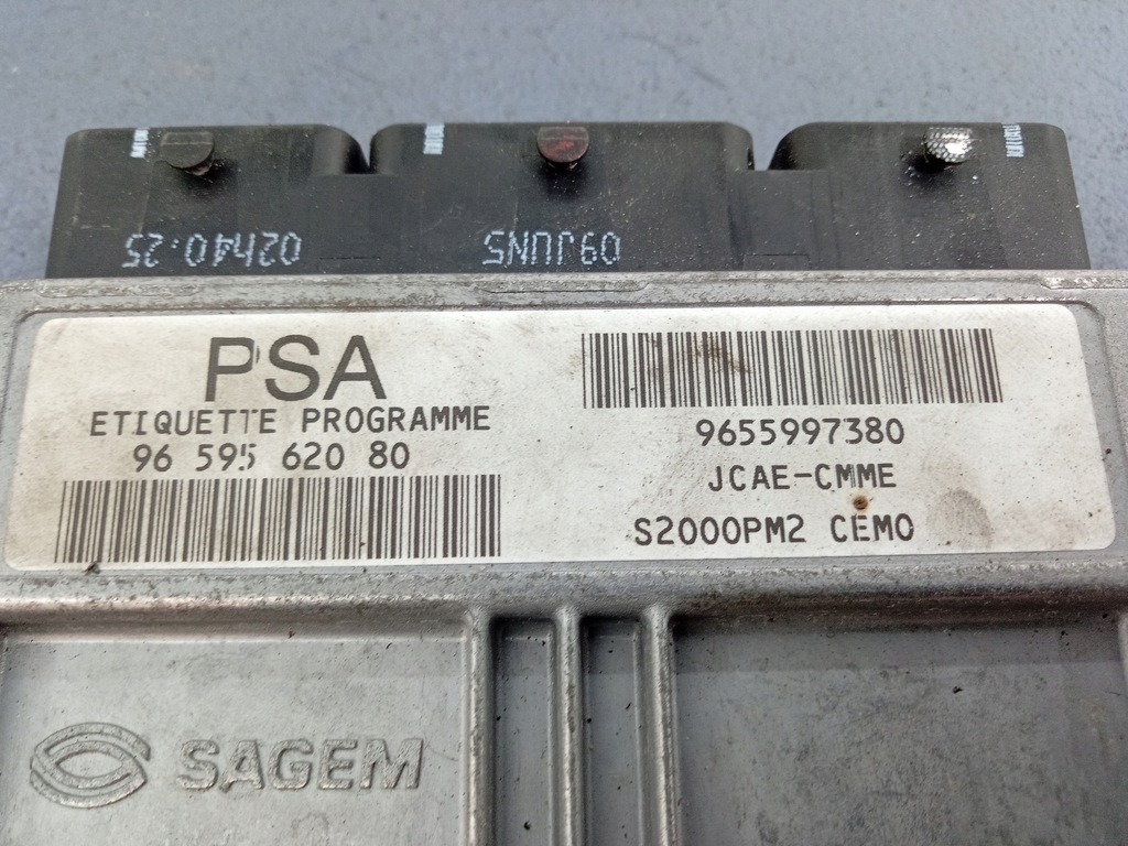 фото №4, Peugeot 407 1.8 16v блок управления двигателя 9659562080