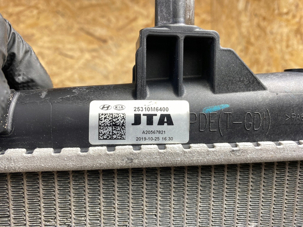 фото №11, Радіатор wody kia ceed iii hyundai i30 iii 25310-m6400 1.0 t-gdi 2016-