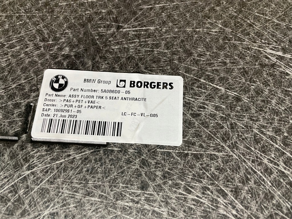 фото №6, Пол обшивка багажника bmw x5 g05 lci