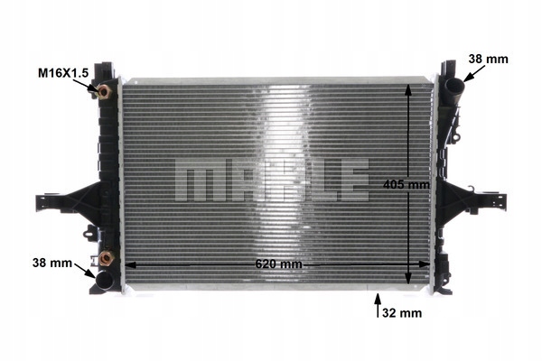 Volvo s60 s80 v70 xc70 mahle cr 1547 000s радіатор води нова оригінал Київ