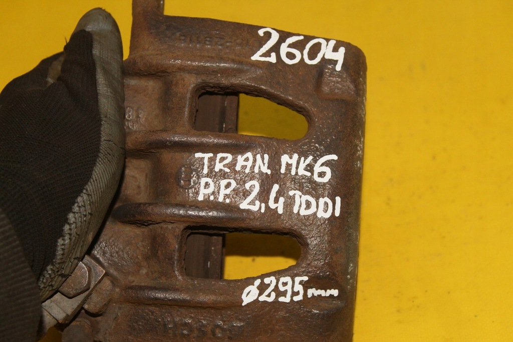 фото №7, Супорт гальмівний правий перед transit mk6 295mm