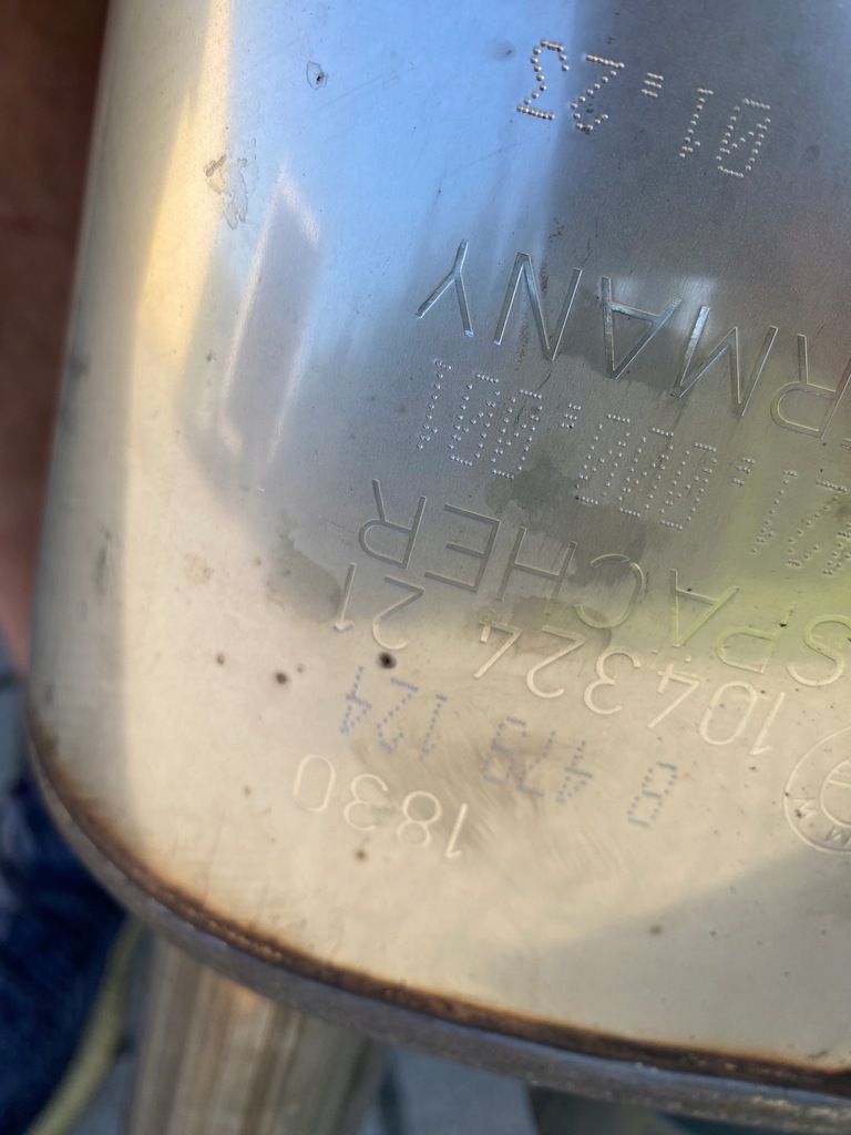 фото №6, Вихлоп гасник bmw 5 g30 g31 8598399 lift lci