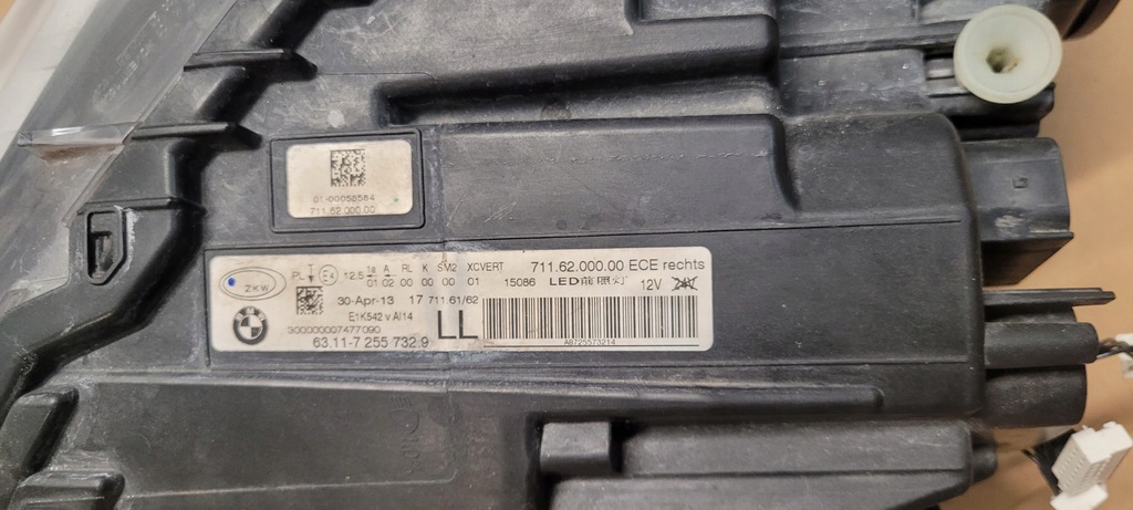 фото №14, Лампа full led адаптивный bmw 6 f06 f12 f13 7255732 7255731 europa kpl