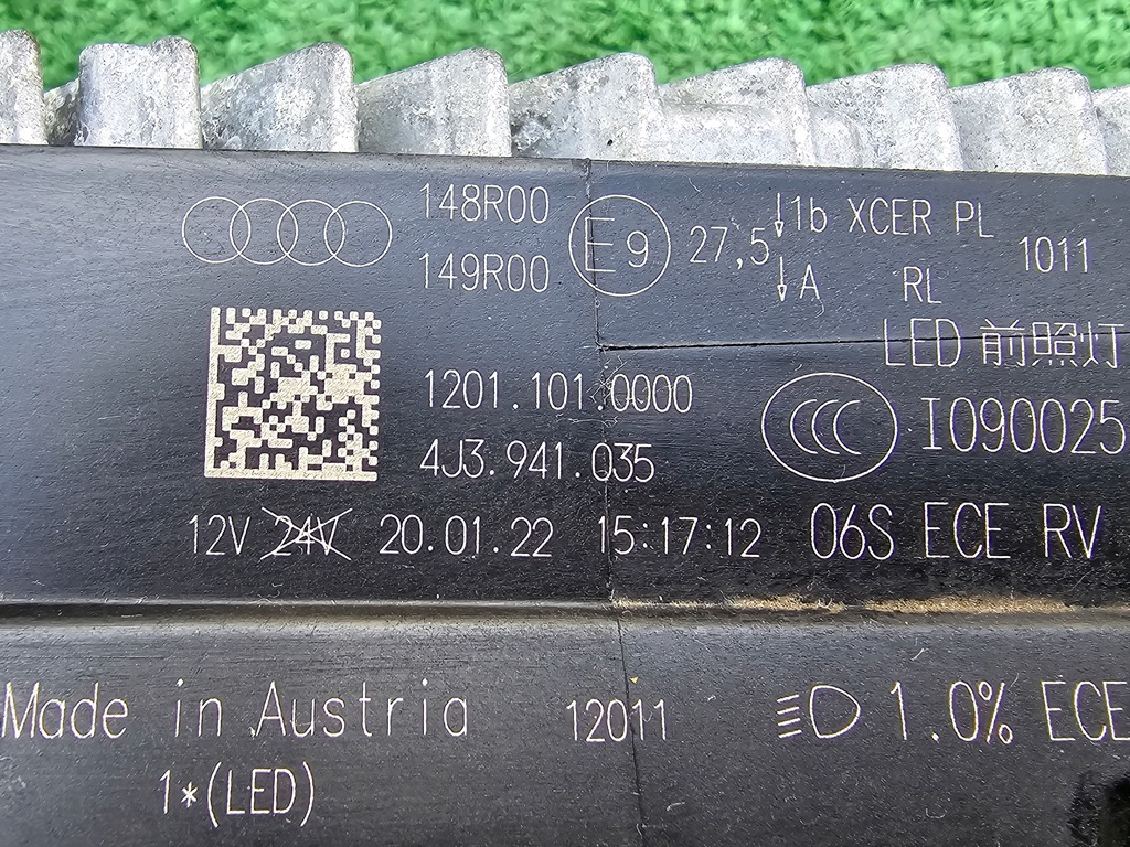 фото №5, Audi e-tron gt rs matrix лампа передня kpl