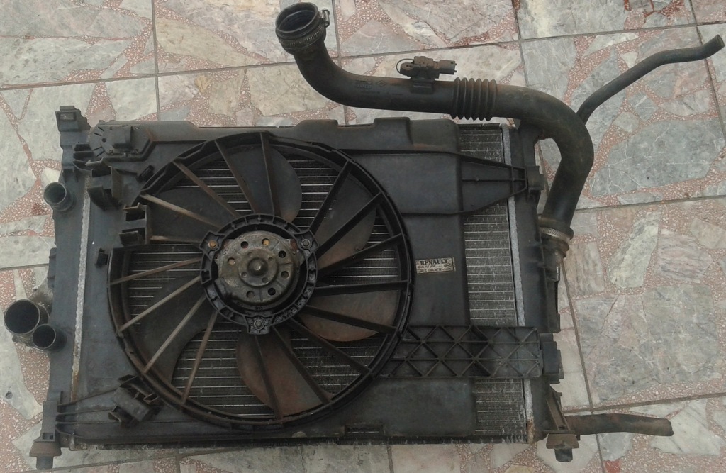 фото №10, Радиатор воды кондиционер вентилятор megane ii 1,9 dci