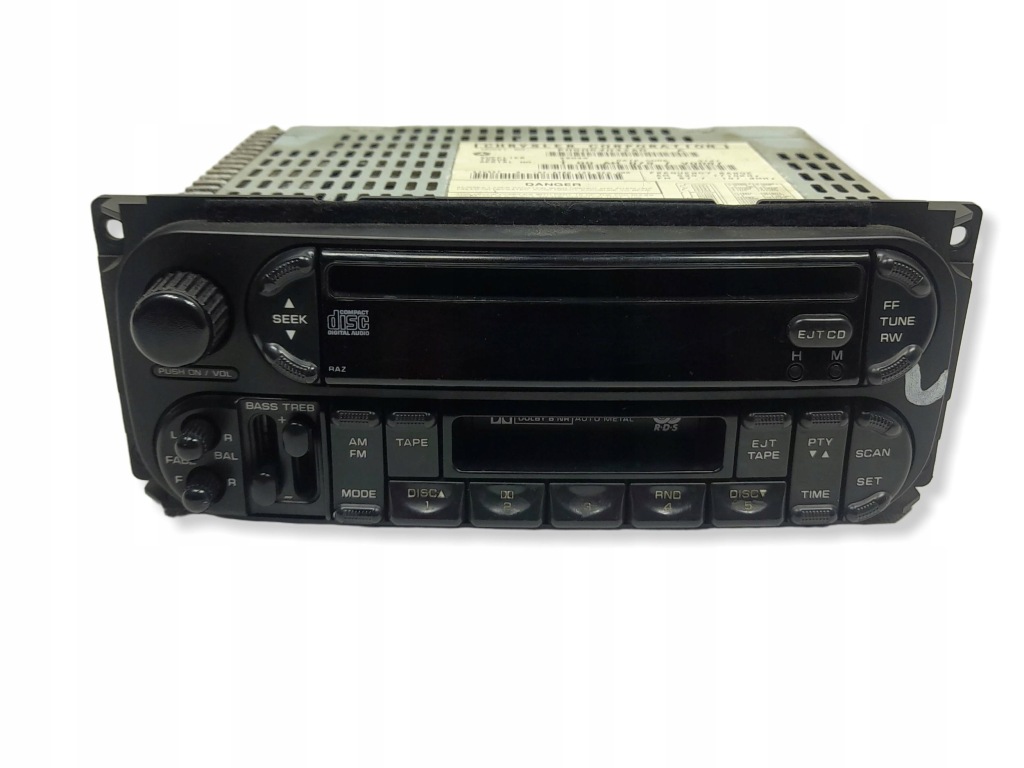 Радиопроигрыватель радио заводской p05064042ad chrysler voyager iv Цена