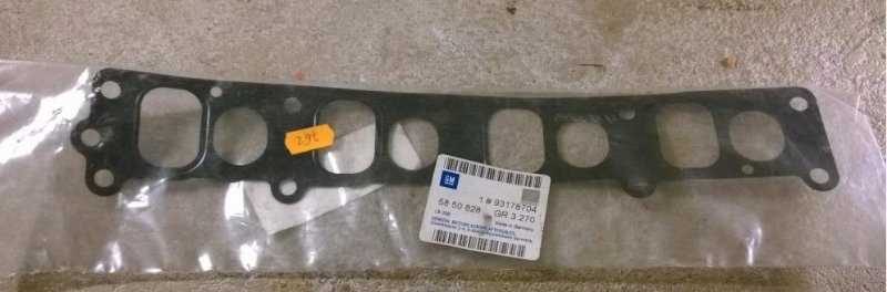 фото №2, Прокладка колектор впускний saab 93 93178704