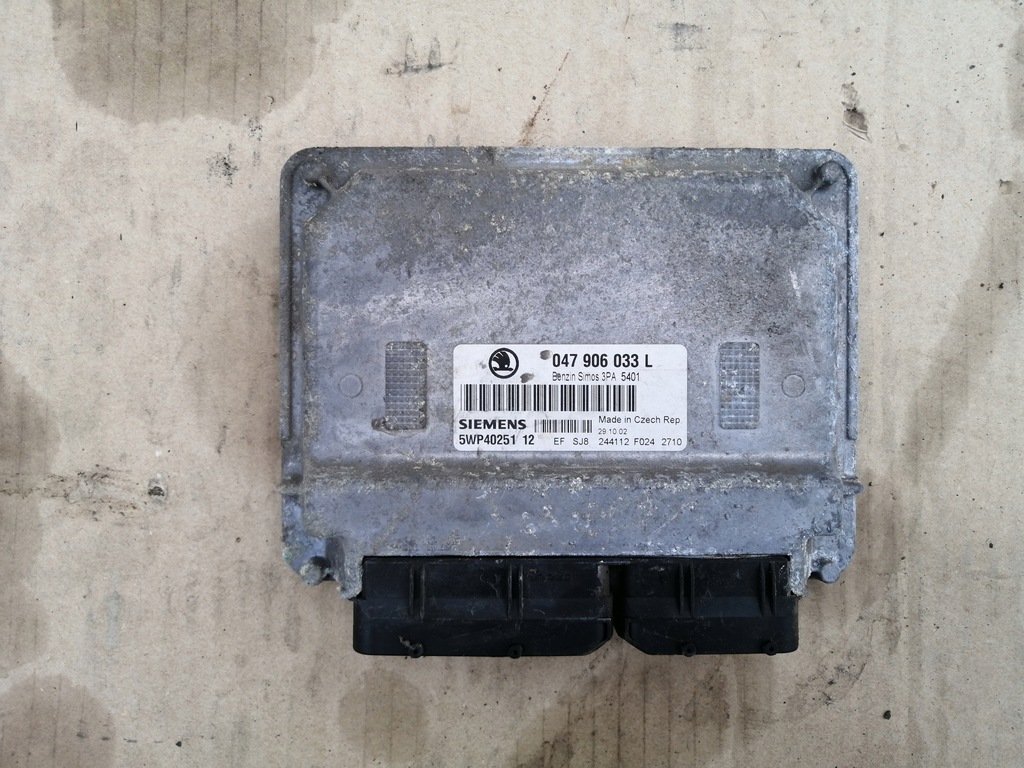 фото №1, Бортовой компьютер двигателя skoda fabia i 1.4mpi 047906033l