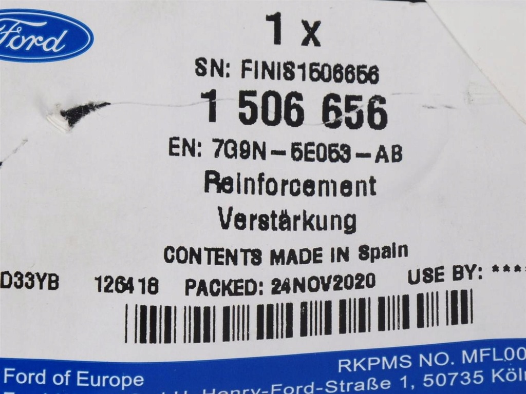 фото №9, Кронштейн балка передней lh ford mondeo mk4 2007-