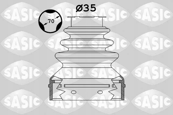 фото №2, 1900025 sasic защита шарнир внутренний.