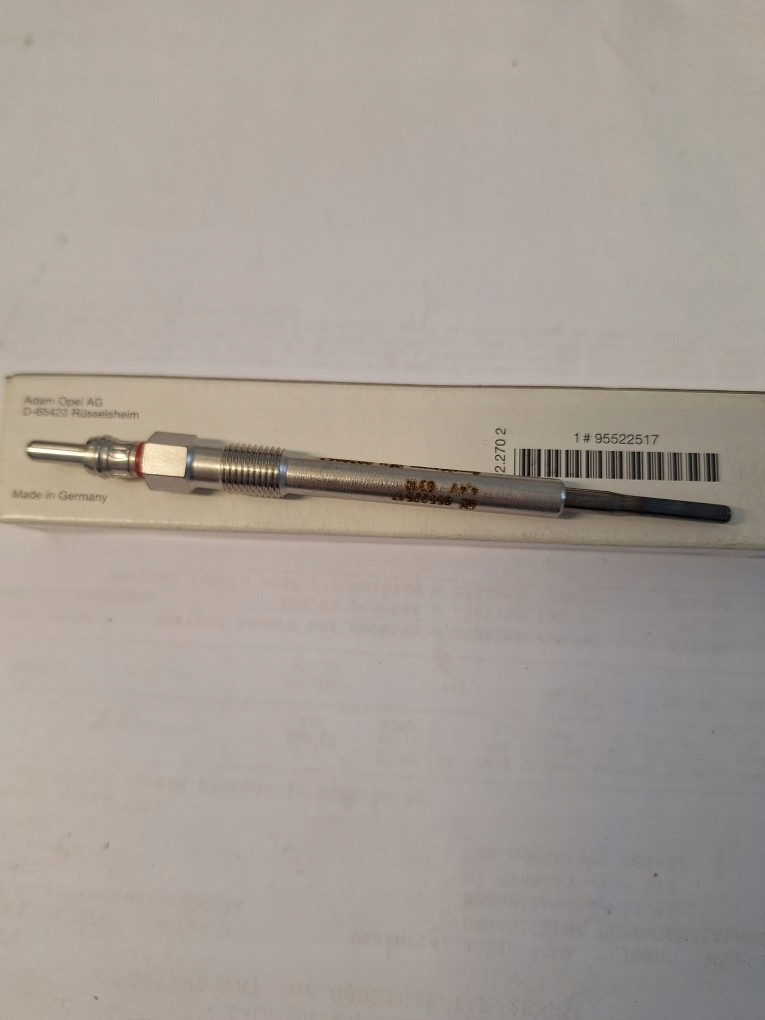 фото №1, Свічка розжарювання opel combo d оригінальний номер 95522517