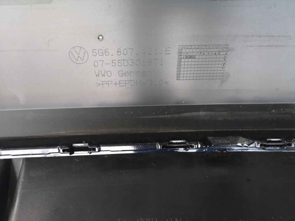 фото №13, Vw golf 7 vii r20 - бампер задня