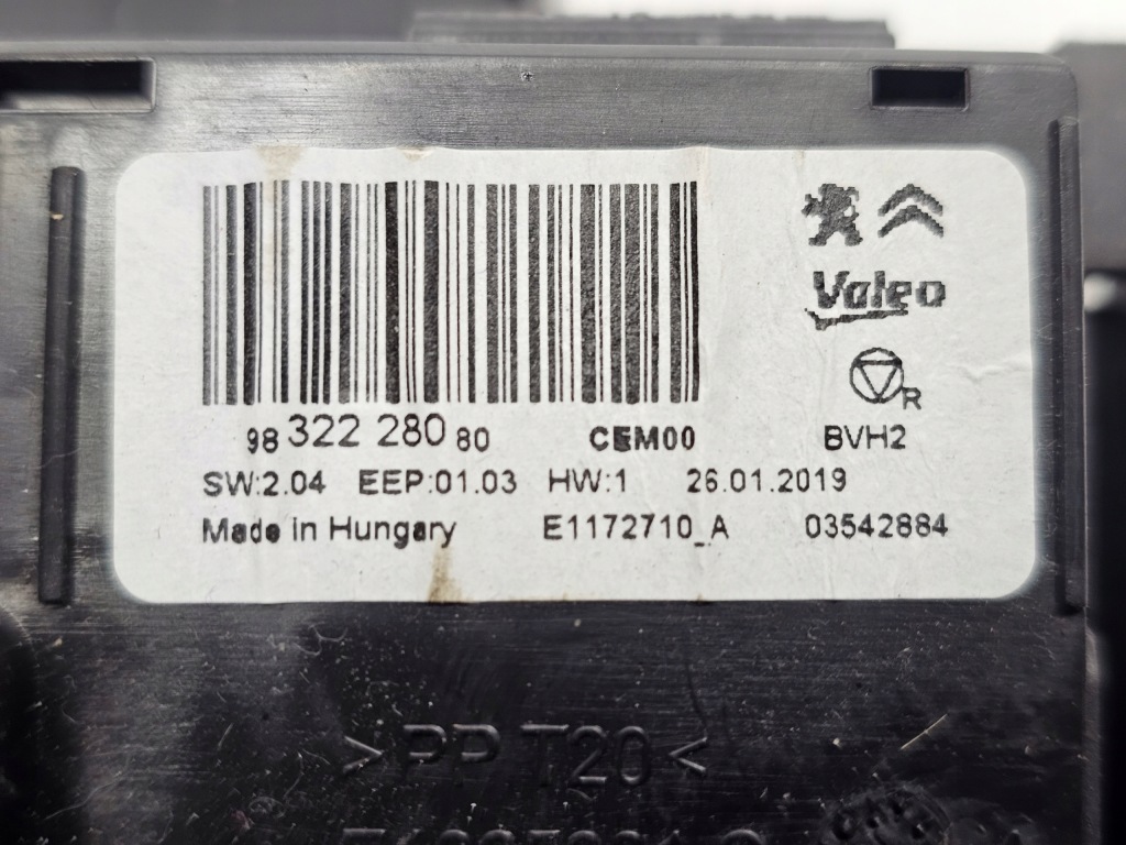 фото №5, Модуль блок управления klimatycaji citreon c3 iii 16- #5090