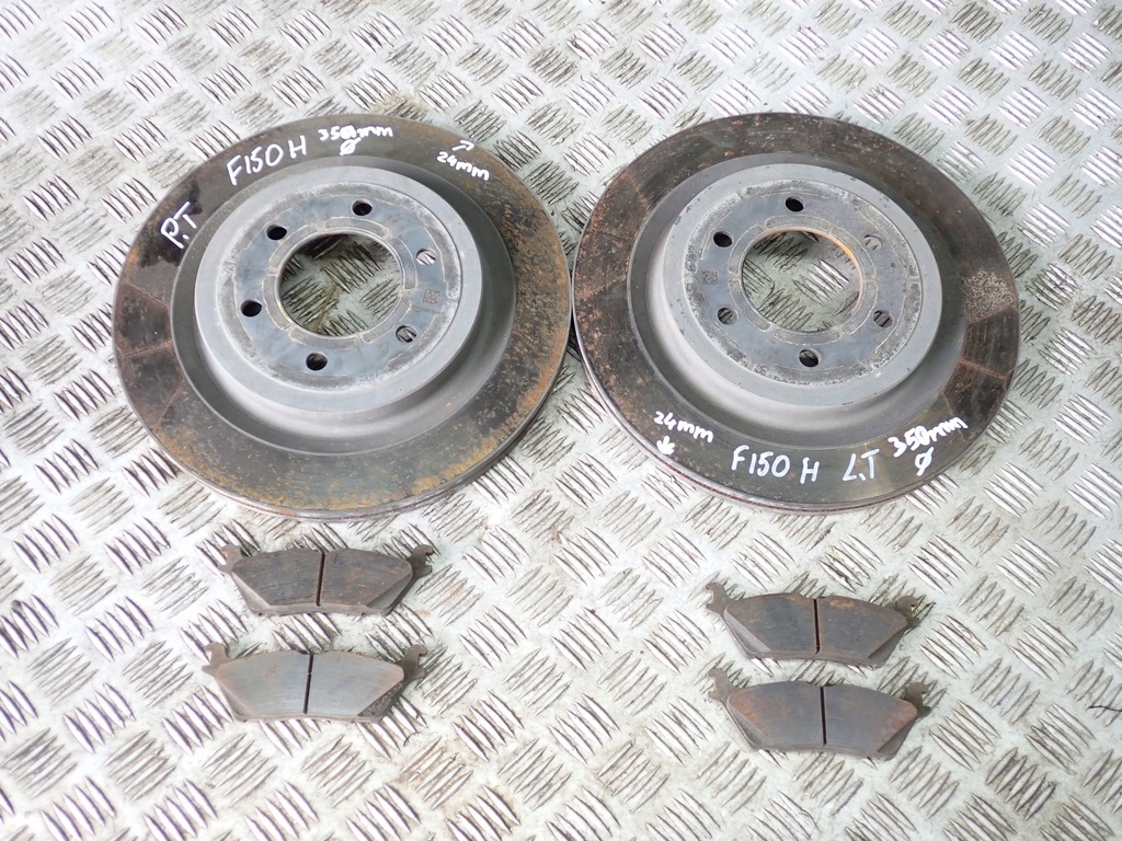 фото №11, Гальмівні диски гальмівні задні гальмівні колодки kpl. ford f150 2021-