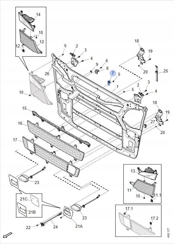 фото №4, Кронштейн кронштейн scania ngs r s p g 2254409 b-b
