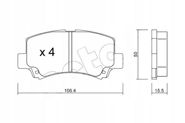 фото №2, Metelli тормозные колодки тормозные dr dr 1 1.0