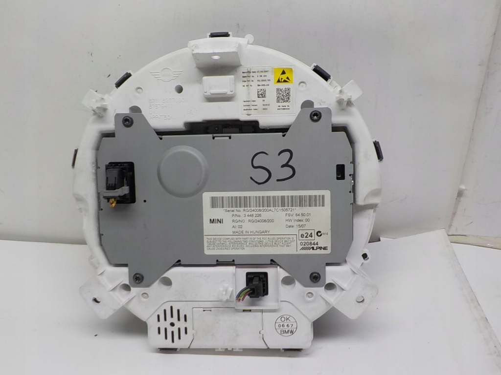 Mini cooper r56 панель автомобільний приборів дисплей 3448226 Доставка