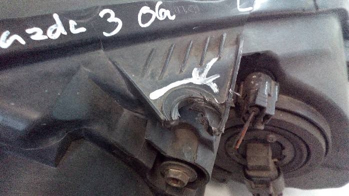 фото №6, Фара левый лампа перед mazda 3 bk