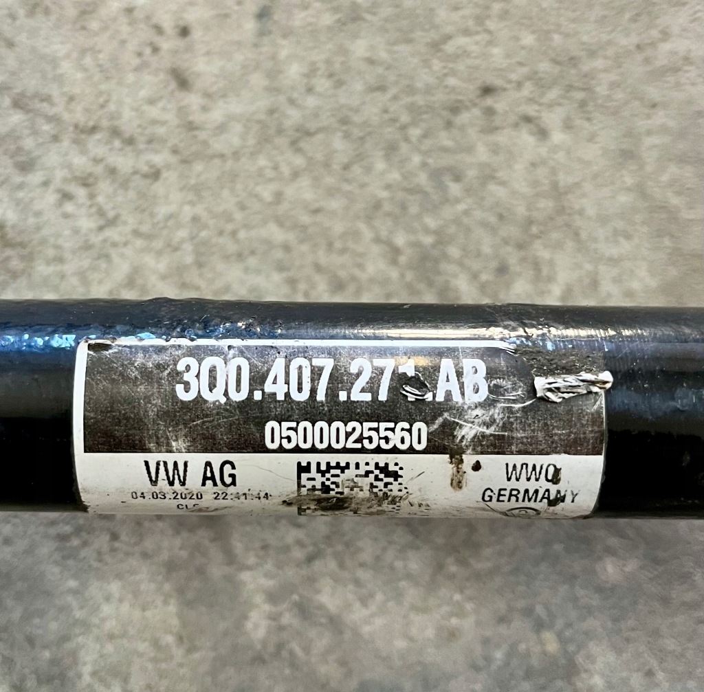 фото №4, Skoda kodiaq привідний вал ліва 3q0407271ab