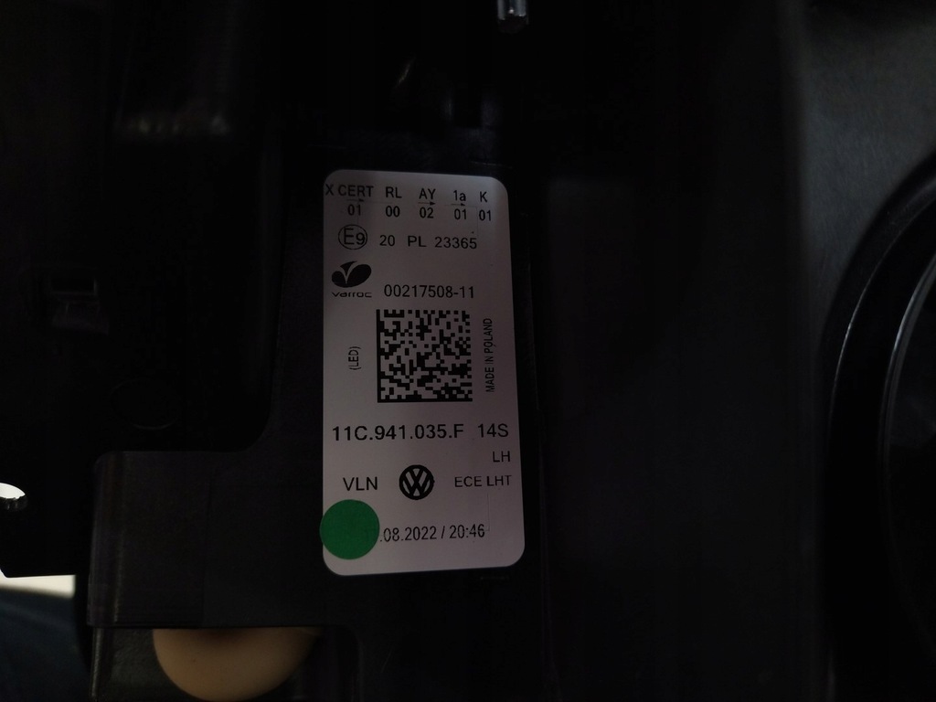 фото №14, 11c941035f фара лампа левый перед matrix full led vw id4 id5 2021+