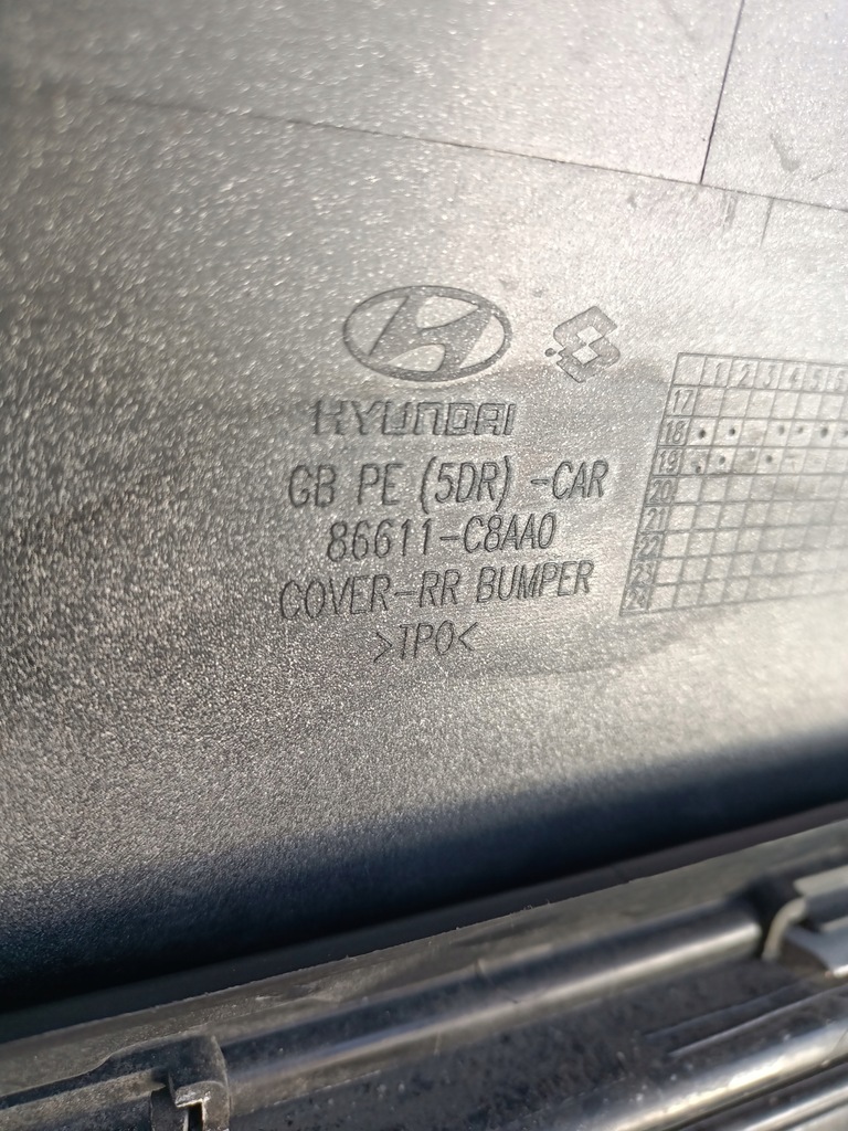 фото №10, Hyundai i20 lift 18 - 20 бампер задний задняя kielce