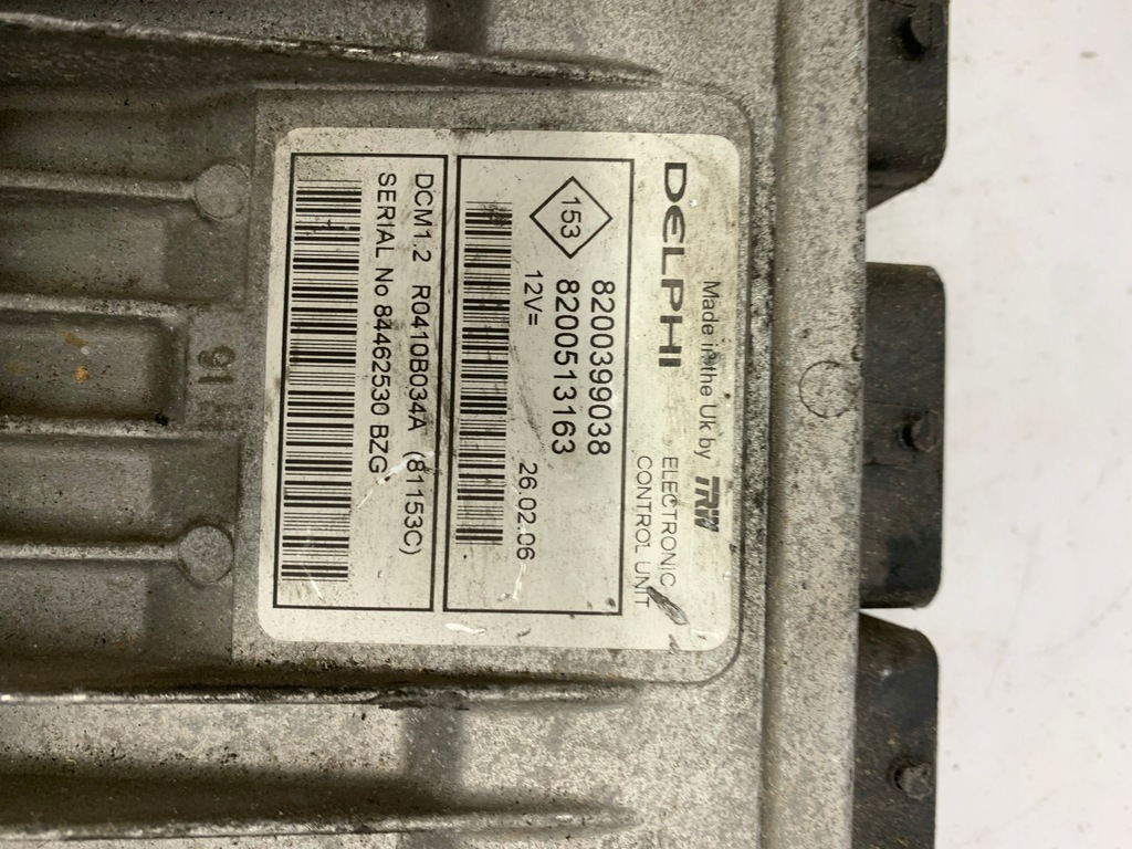 фото №2, Бортовой компьютер двигателя r0410b034a 8200399038 8200513163