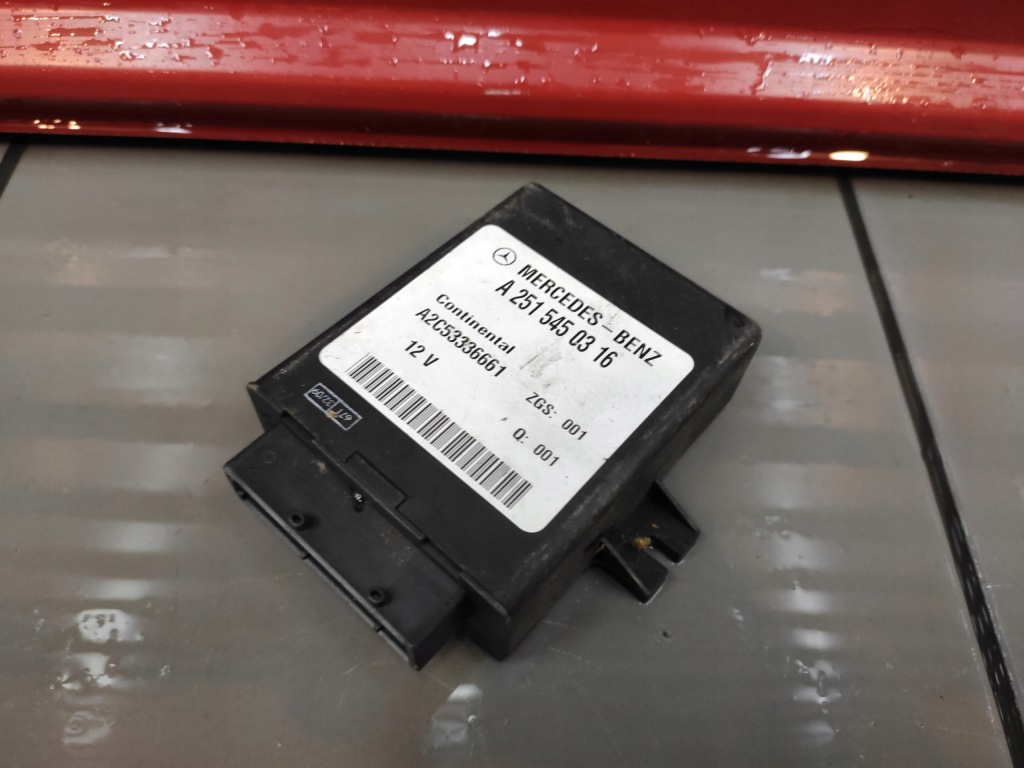 фото №2, Mercedes w251 w164 ml блок управления модуль подвеска airmatic оригинал