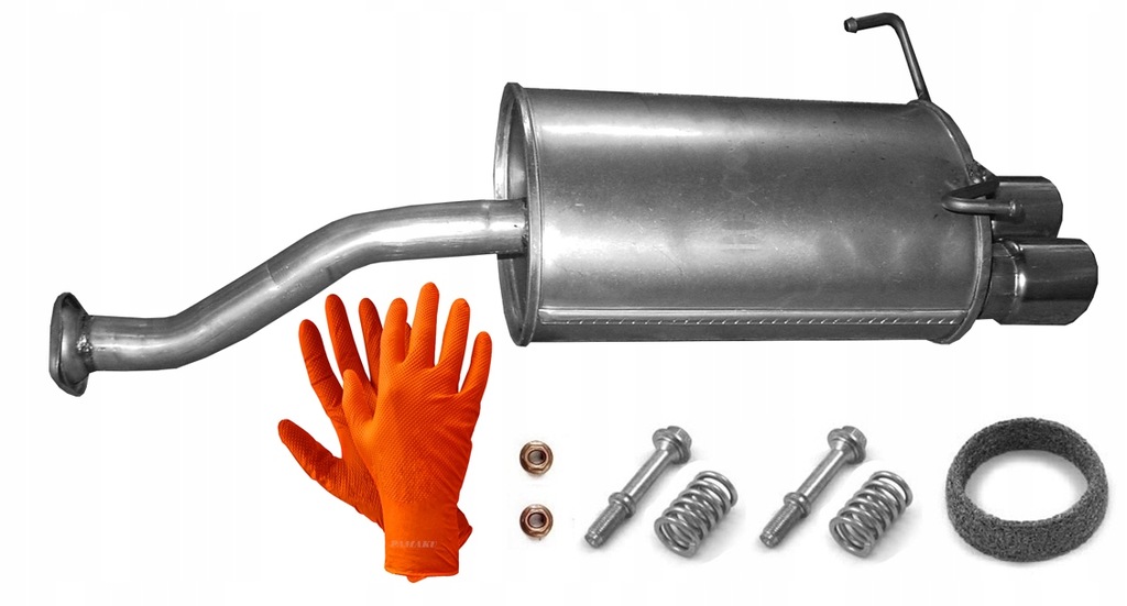 фото №1, Honda civic 2.0i 16v type r 147kw 2001-2005 гаситель конечный