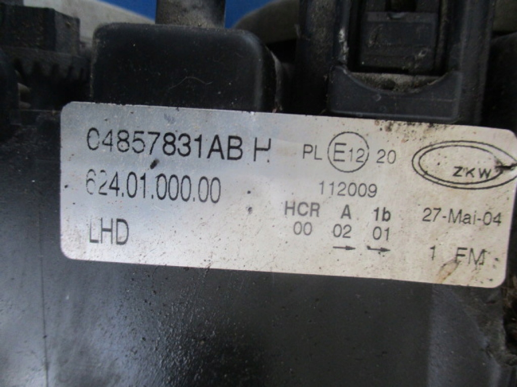 фото №7, Chrysler grand voyager iv lift лампа фара левый оригинал