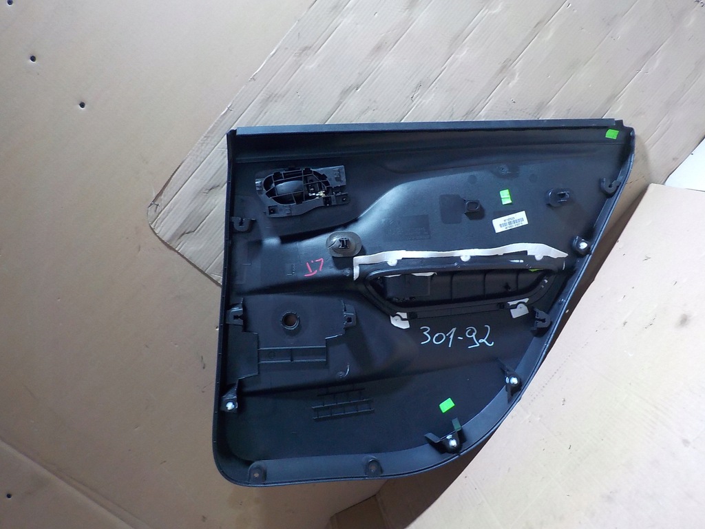 фото №7, Peugeot обшивка дверь левый задняя 9675411177