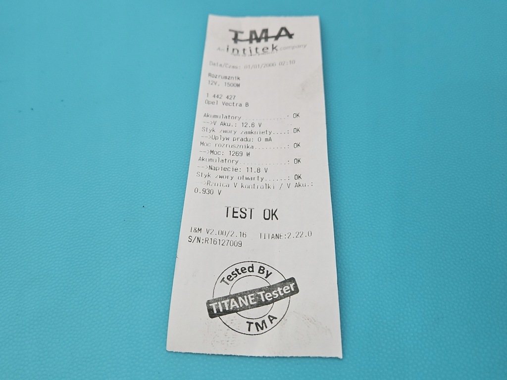 Test стартер opel vectra b 1.6 16v Недорого