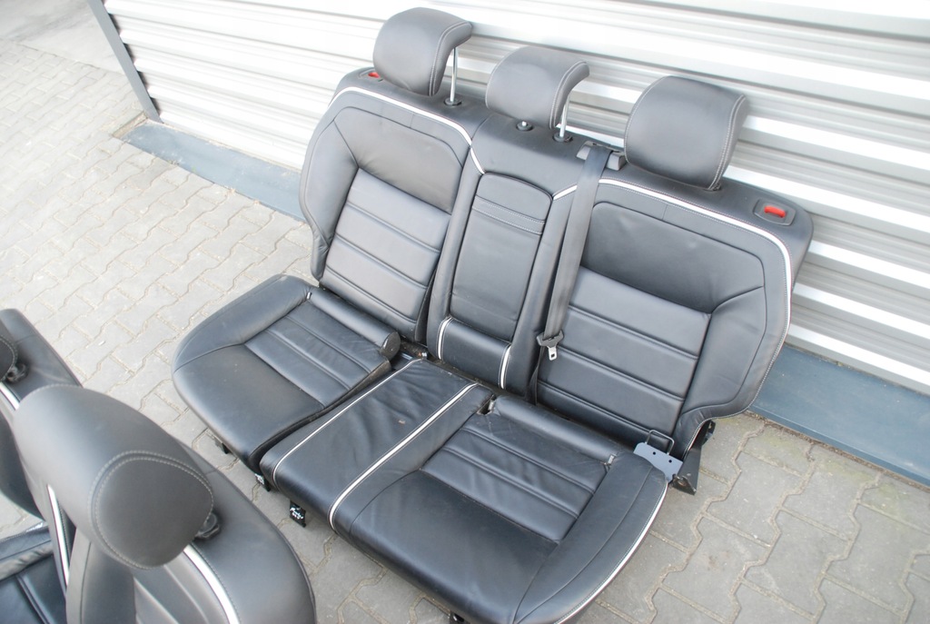 фото №7, Ford mondeo mk4 lift сидіння заднє сидіння шкіра білий nić