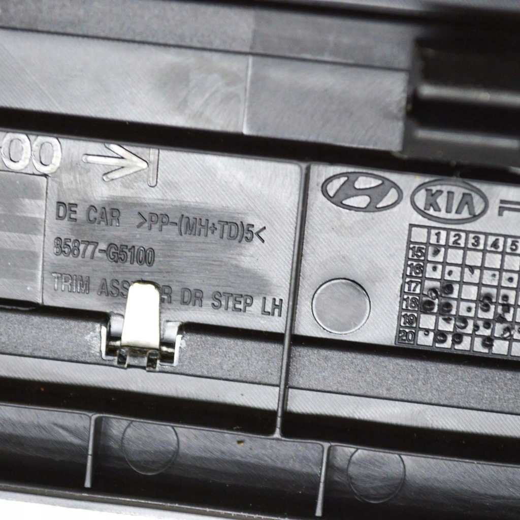 фото №5, Kia niro 2020 молдинг поріг задня