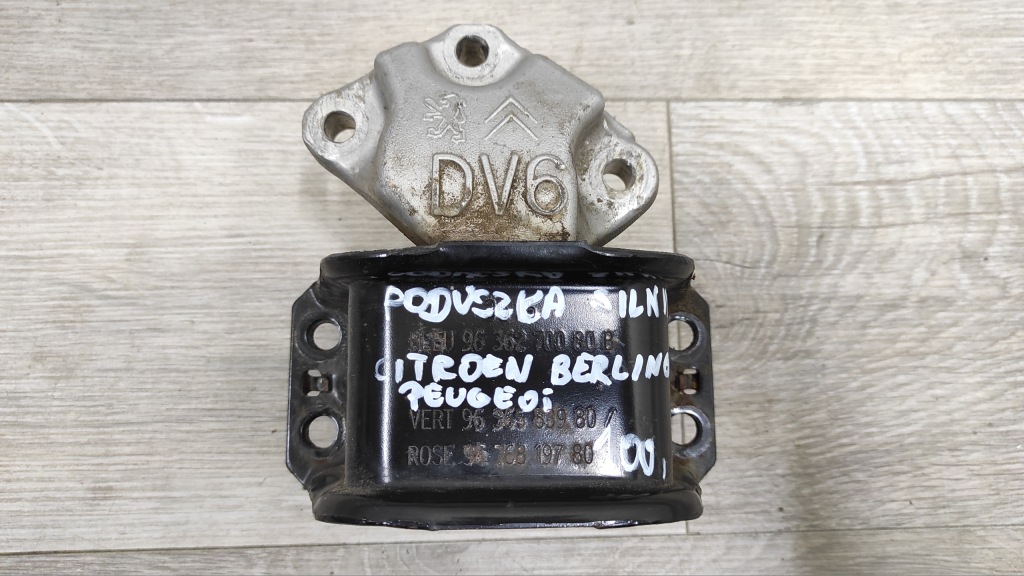фото №1, Peugeot partner ii citroen berlingo 9636270080b кронштейн подушка двигуна oryg.