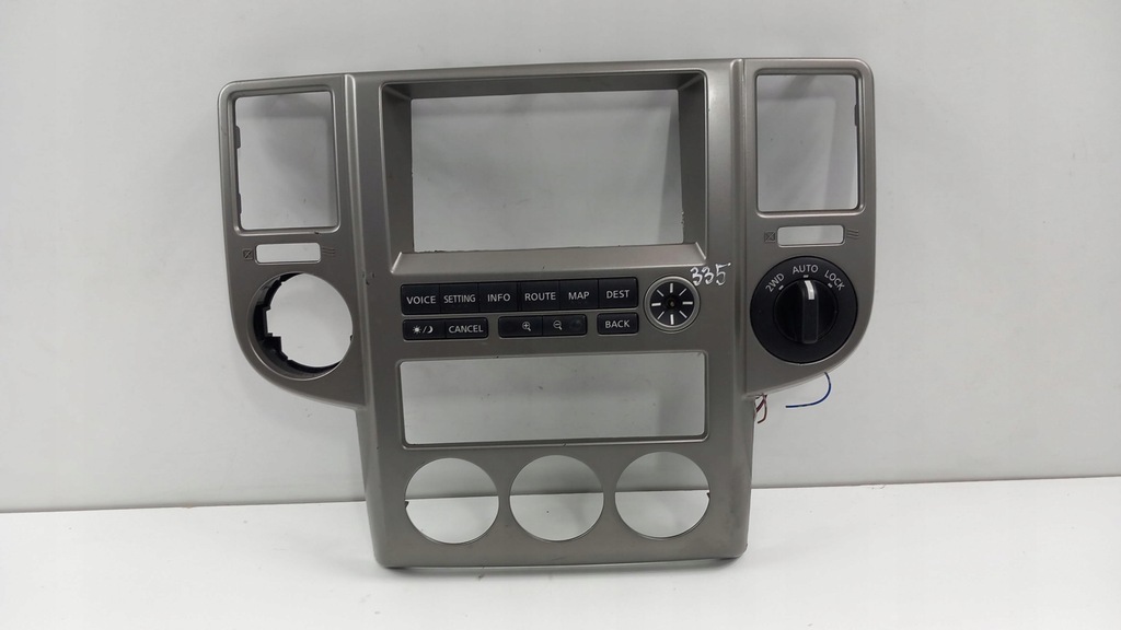 фото №1, Nissan x-trail t30 lift рамка радио решётки обдув 68260eq000