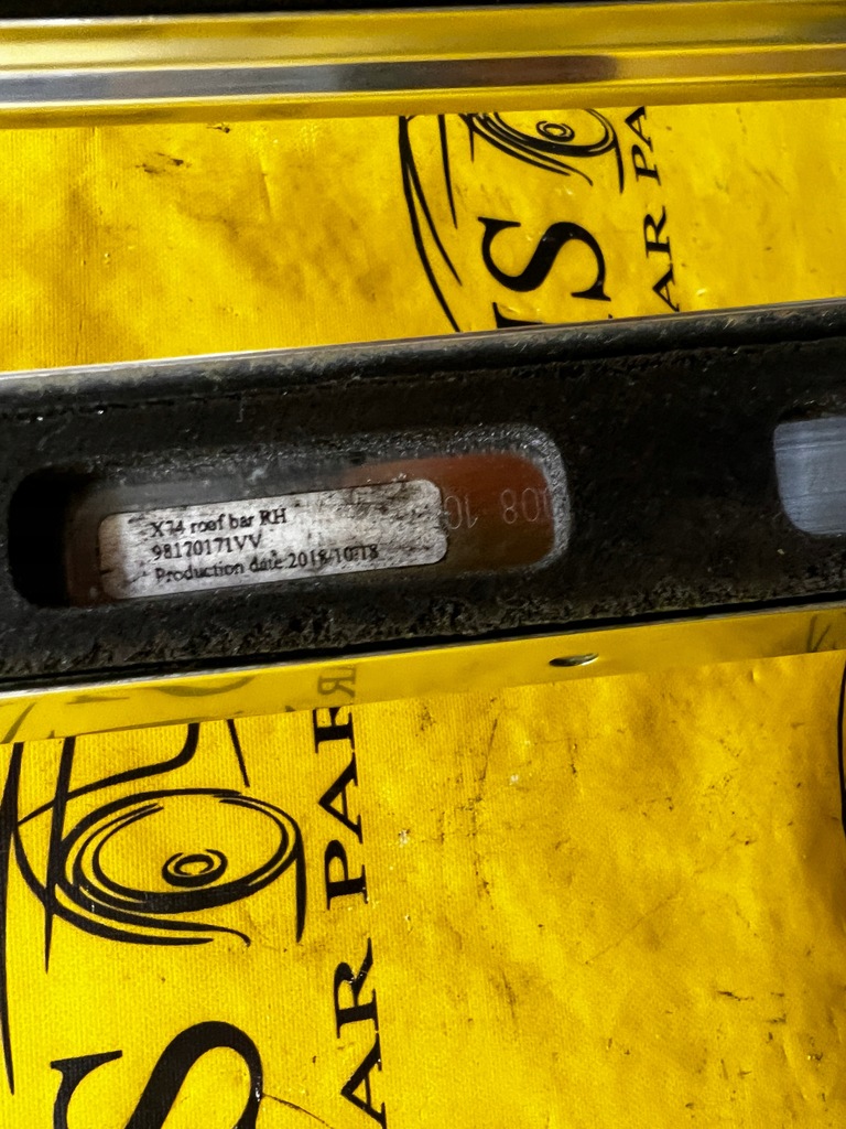 фото №10, Комплект накладки рейлинги кровельные хром citroen ds7 crossback x74