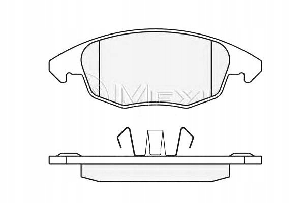 фото №1, Гальмівні колодки гальмівні citroen перед berlingo c4 ds4 08-