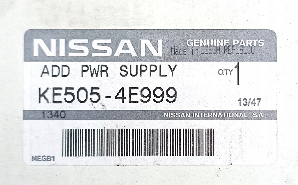 фото №10, Жгут электрическая фаркоп постоянный plus nissan qashqai j11 2014-17 nowa оригинальный номер