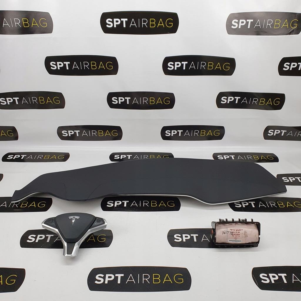 фото №1, Tesla панель приладів консоль подушки безпеки ремені подушка безпеки