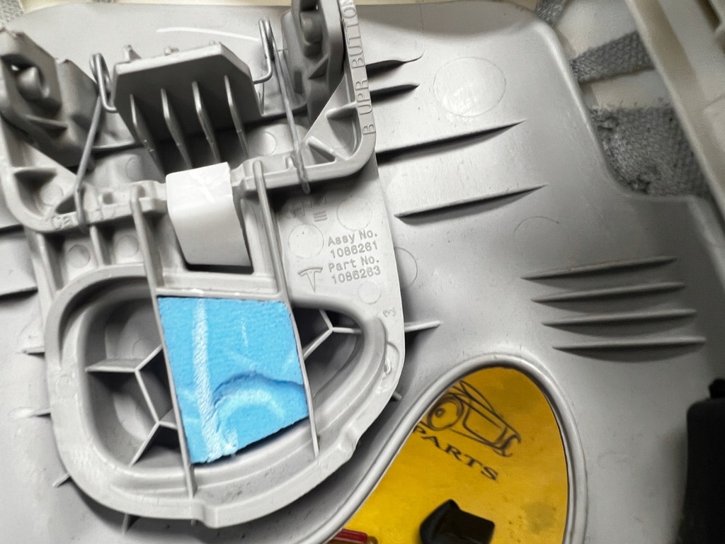 фото №10, Захист обшивка стійка b середнього права праве tesla model 3 przedlift