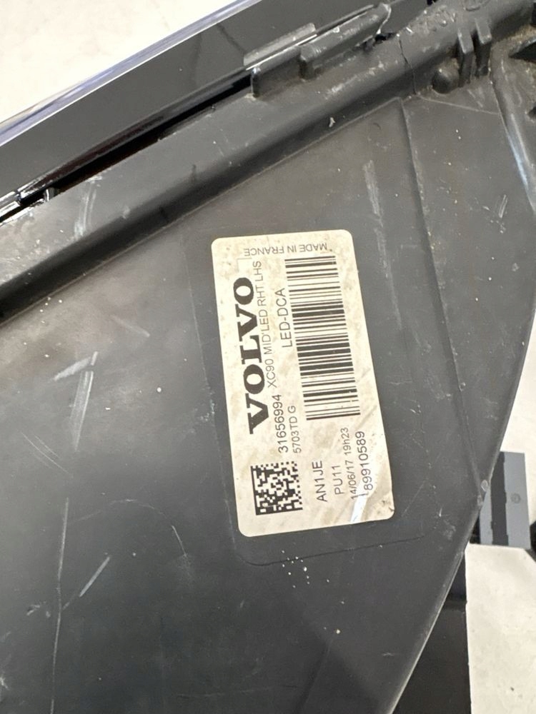Volvo xc90 фара перед ліва full led mid 31656994 15 - Оригінал