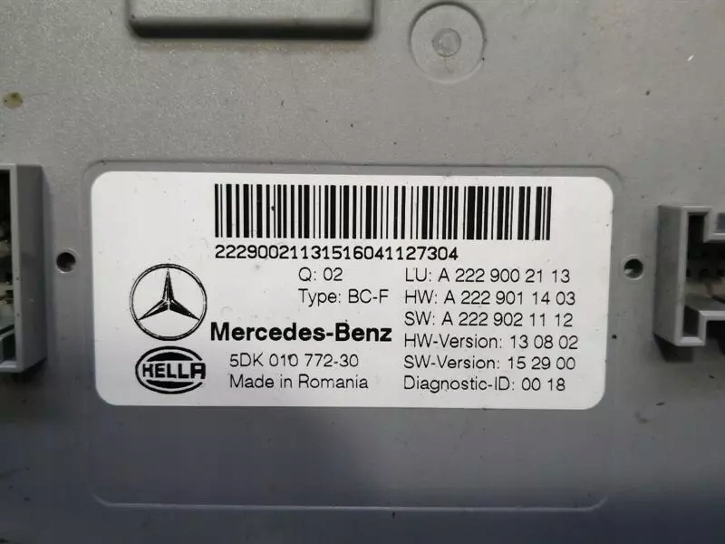 Mercedes cl s w222 s63 amg m157 7g w217 двигатель ecu a2789001200 управление unit Недорого