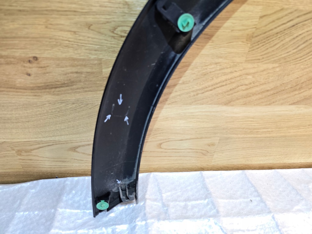 фото №10, Fiat 500 x 500x 14- накладка молдинг крыла правый перед передняя 735655390