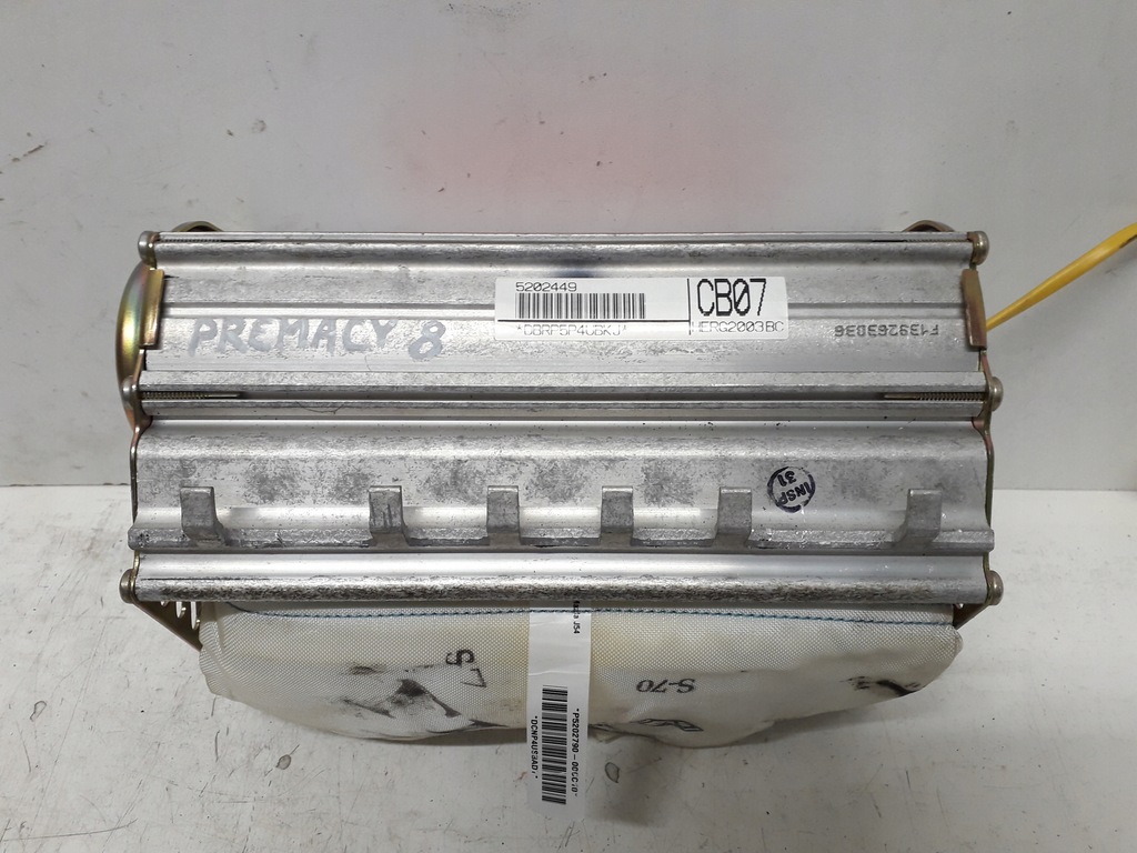 фото №9, Mazda premacy 1 i 01-06 подушки безпеки датчик подушка безпеки ремені