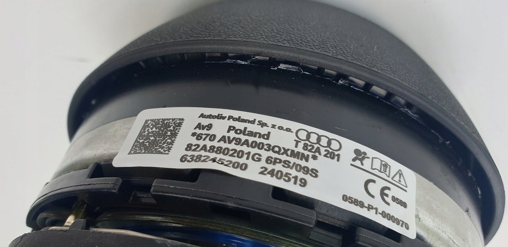 фото №5, Подушка водія подушка безпеки audi a1 s1 82a880201g