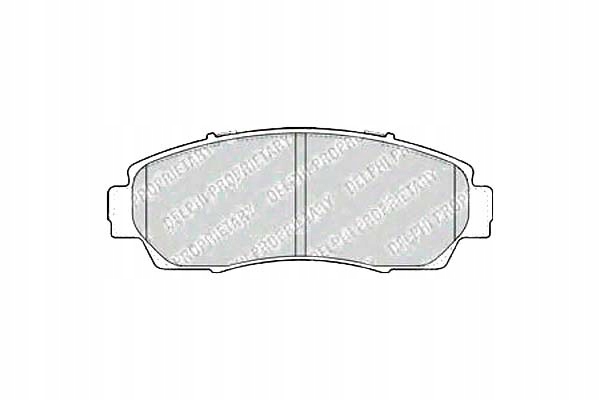 фото №1, Delphi lp2046 набор тормозных колодок тормозных, тормоза дисковые