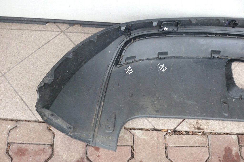 фото №14, Накладка дифузор dół бампера задня s-line audi q3 8u s-line 11-18