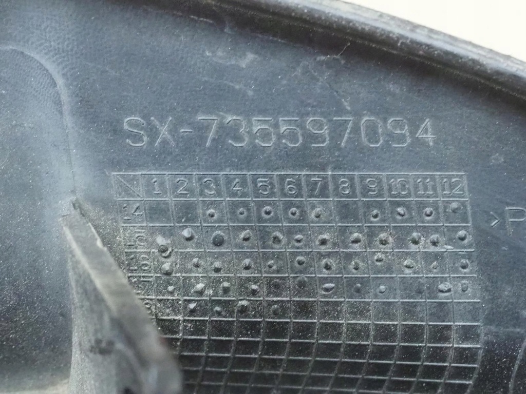 Fiat 500x 500 x накладка накладка бампера накладка-спойлер лівий перед 735597094 Зі Шроту